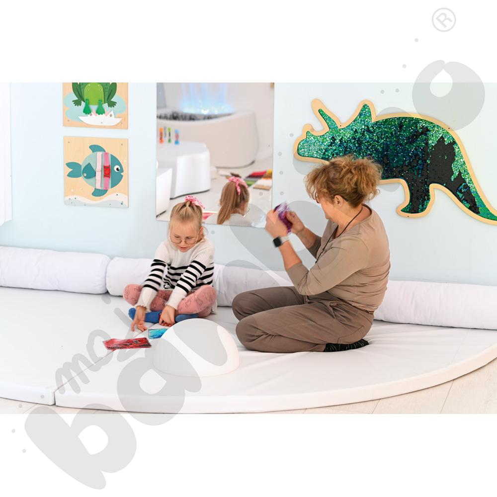 Materac składany, biały