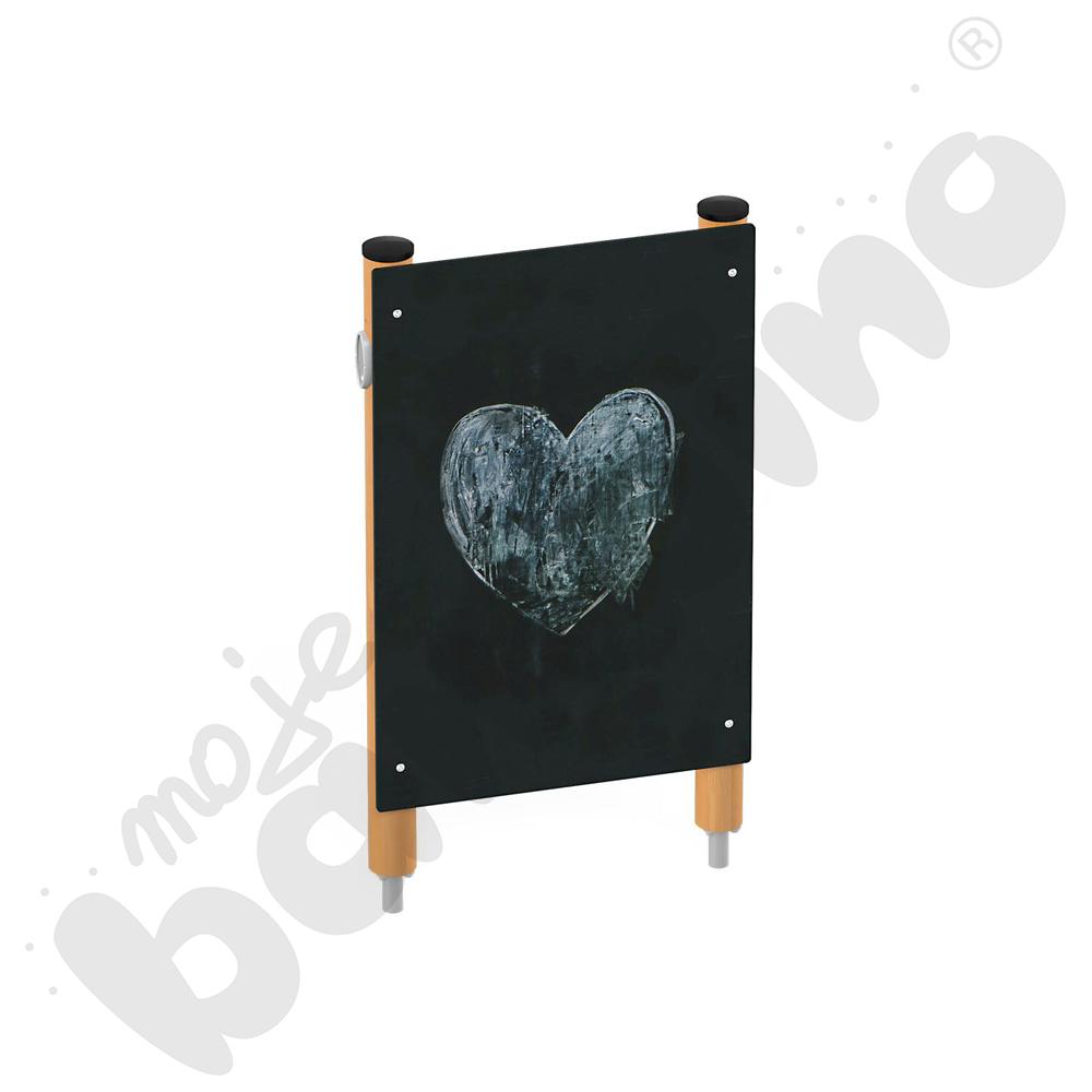 Tablica do rysowania, drewniane słupy