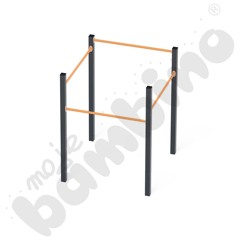 Street workout drążki wysokie Yellow