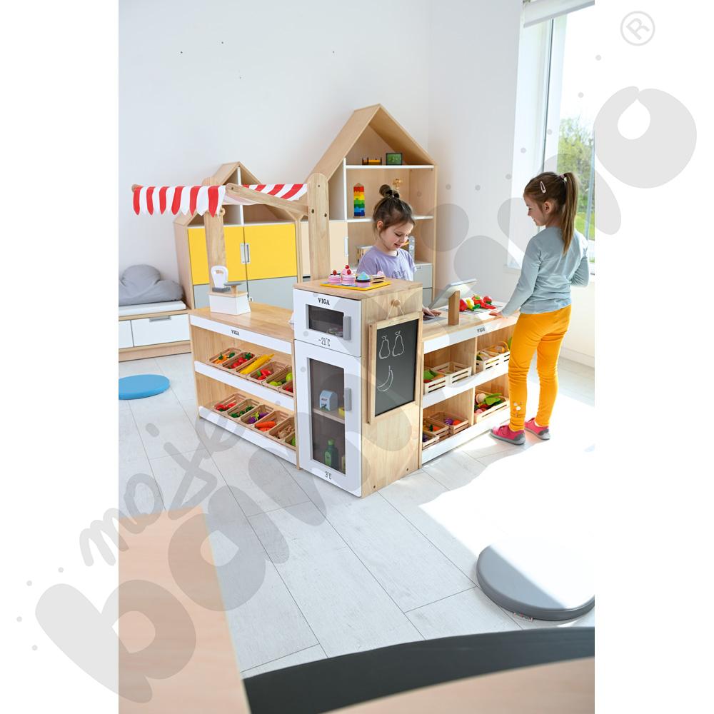 Supermarket - kasa sklepowa z taśmą