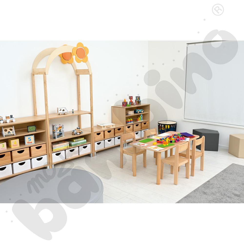 Stół Flexi prostokątny 120 x 60 - bukowy