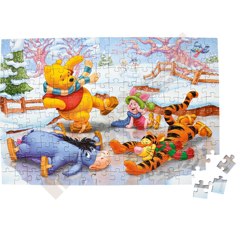 Puzzle Medvedík Pú - Zima, 160 dielov