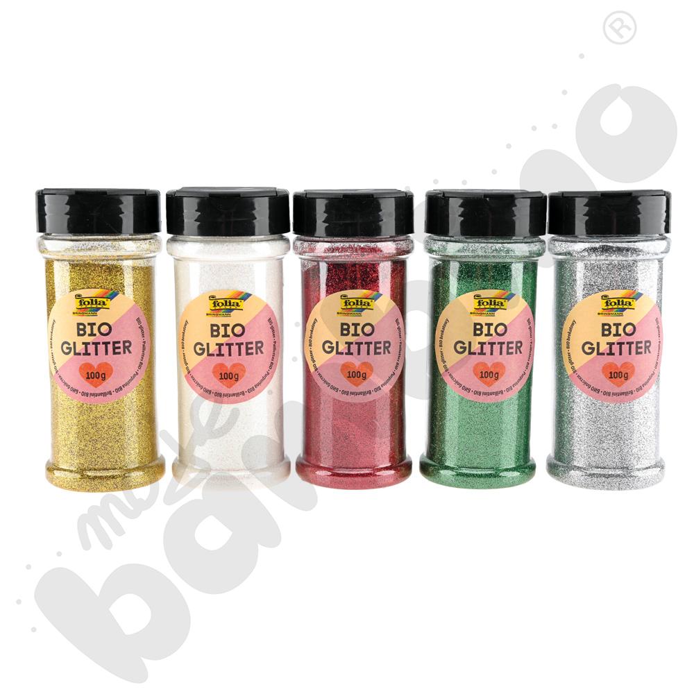 Brokat BIO srebrny 100 g