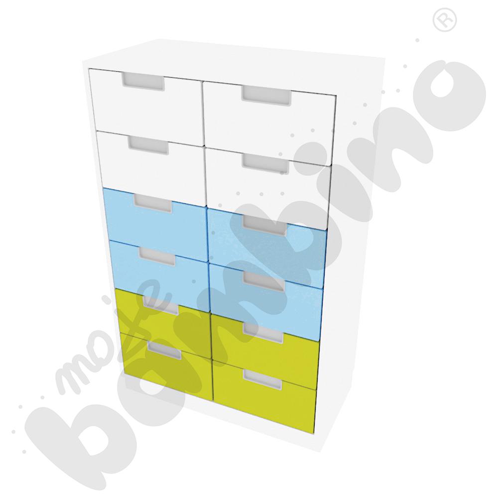 Quadro - zestaw 80, biała skrzynia