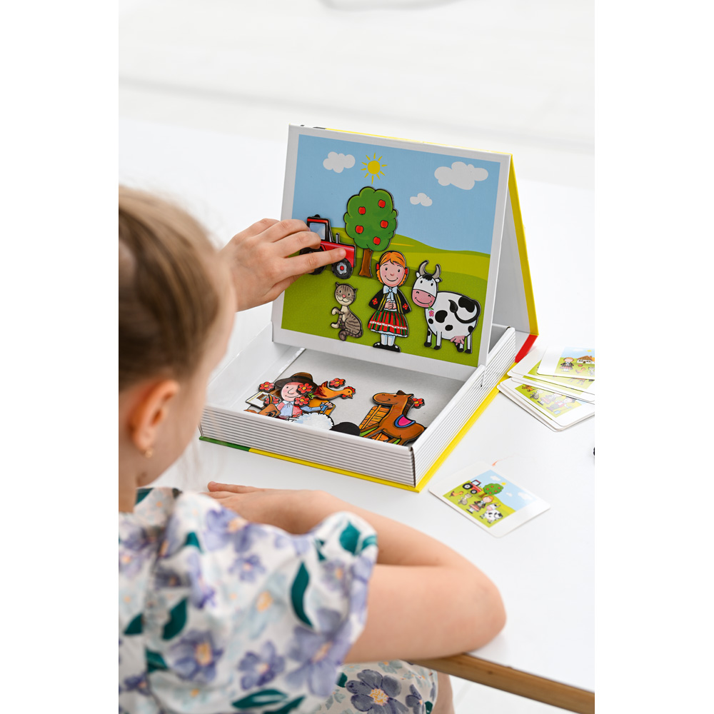 Magnetické puzzle - farma, 34 dielov