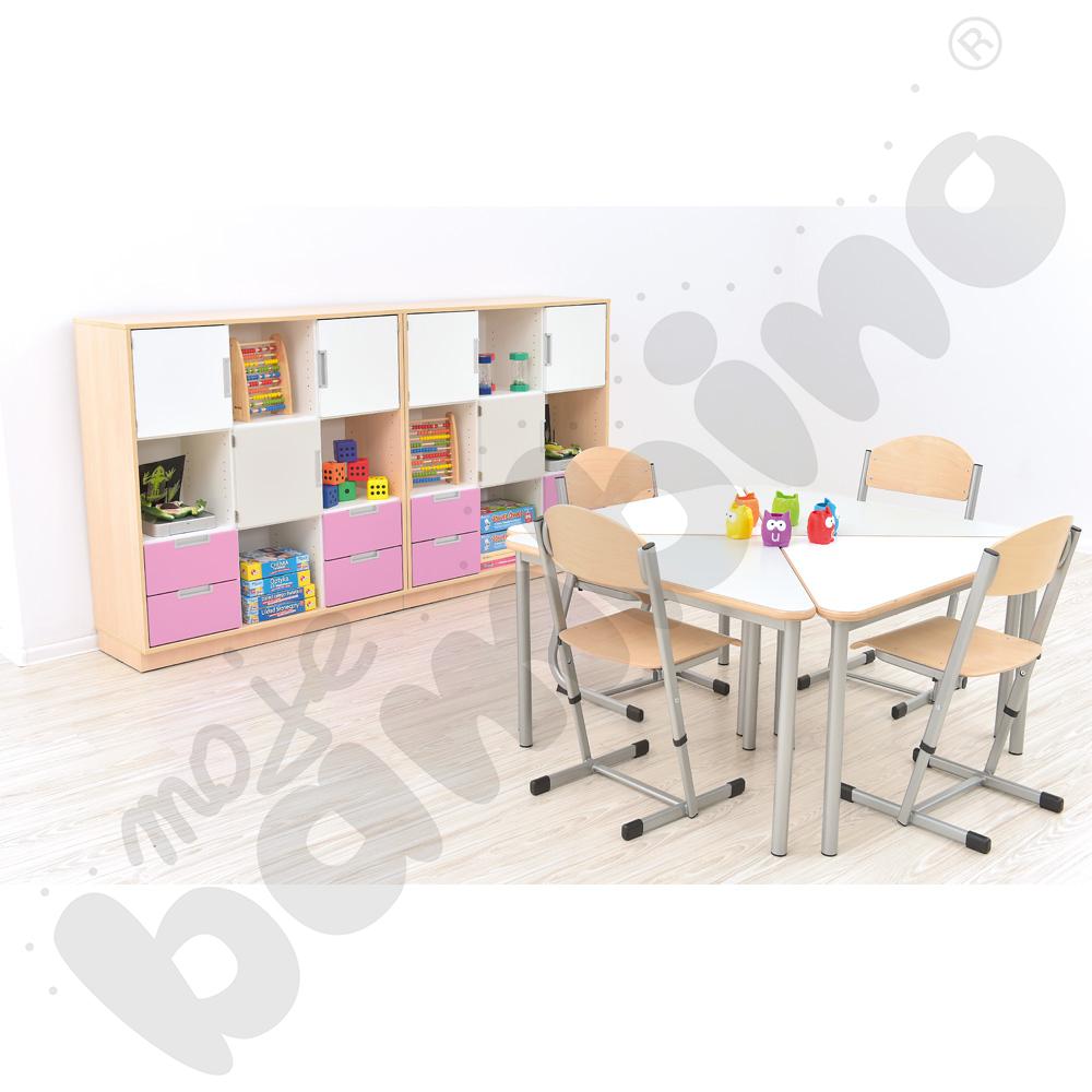 Quadro - zestaw 5, 90 st., skrzynia klon jasny