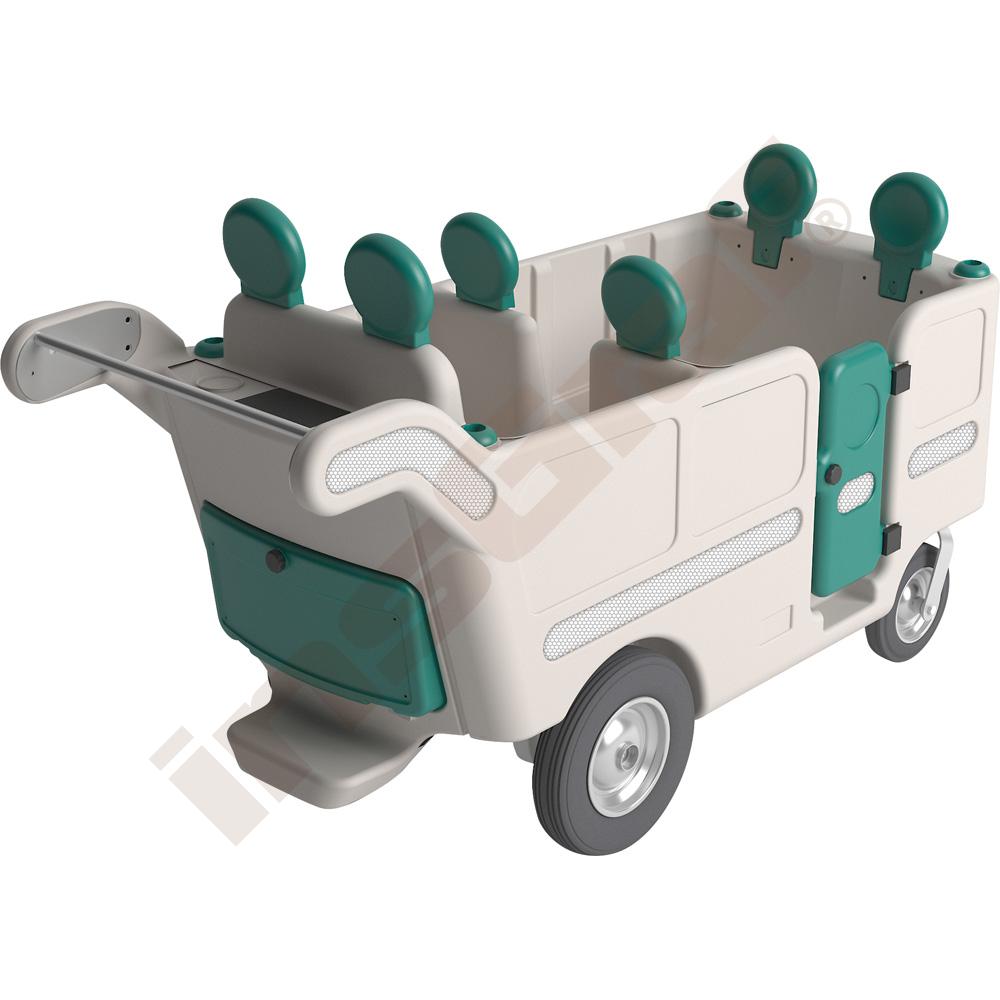 
Krippenwagen Espresso 6-Sitzer, grau, ohne Motor
