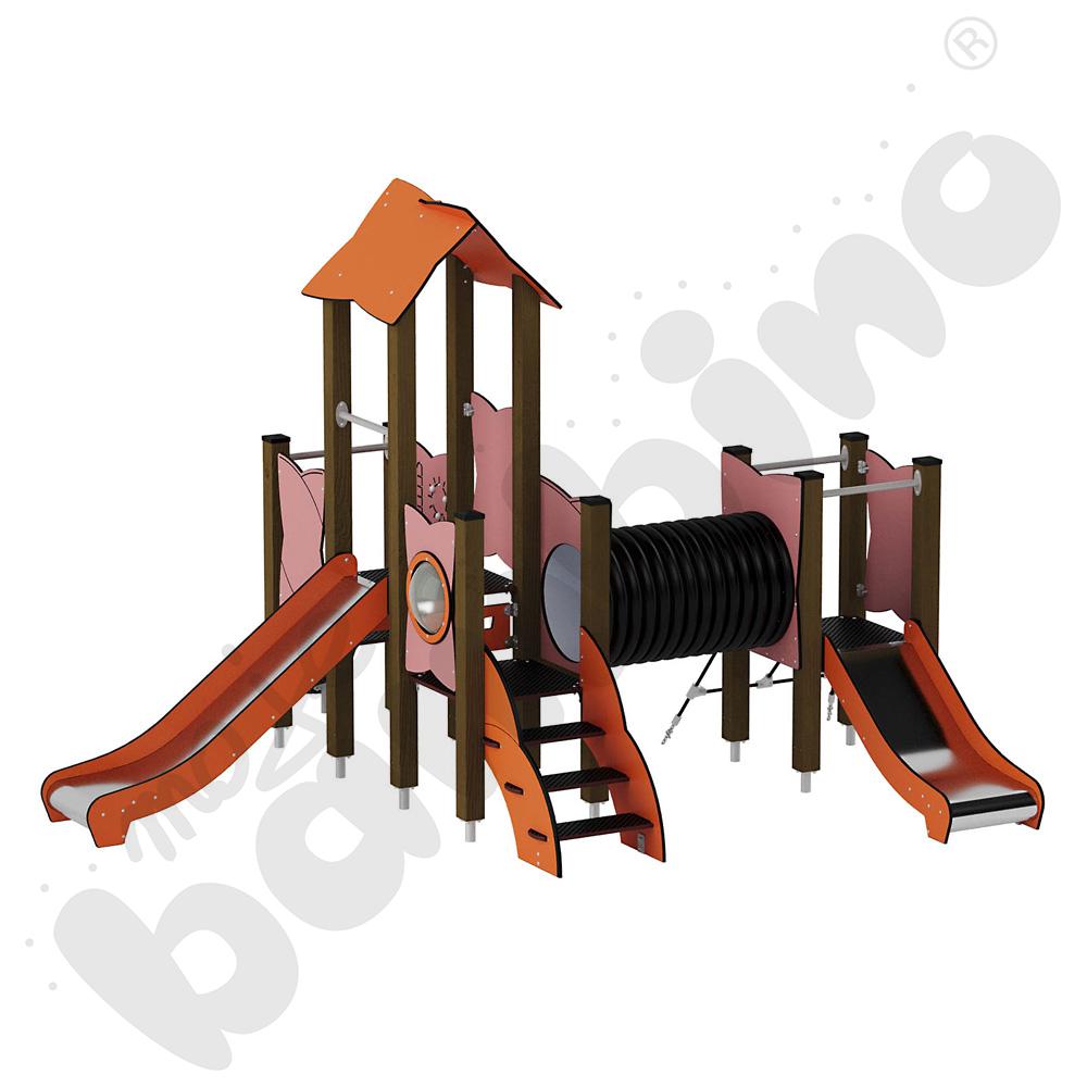 Zestaw Urbi 5, słupy drewniane A