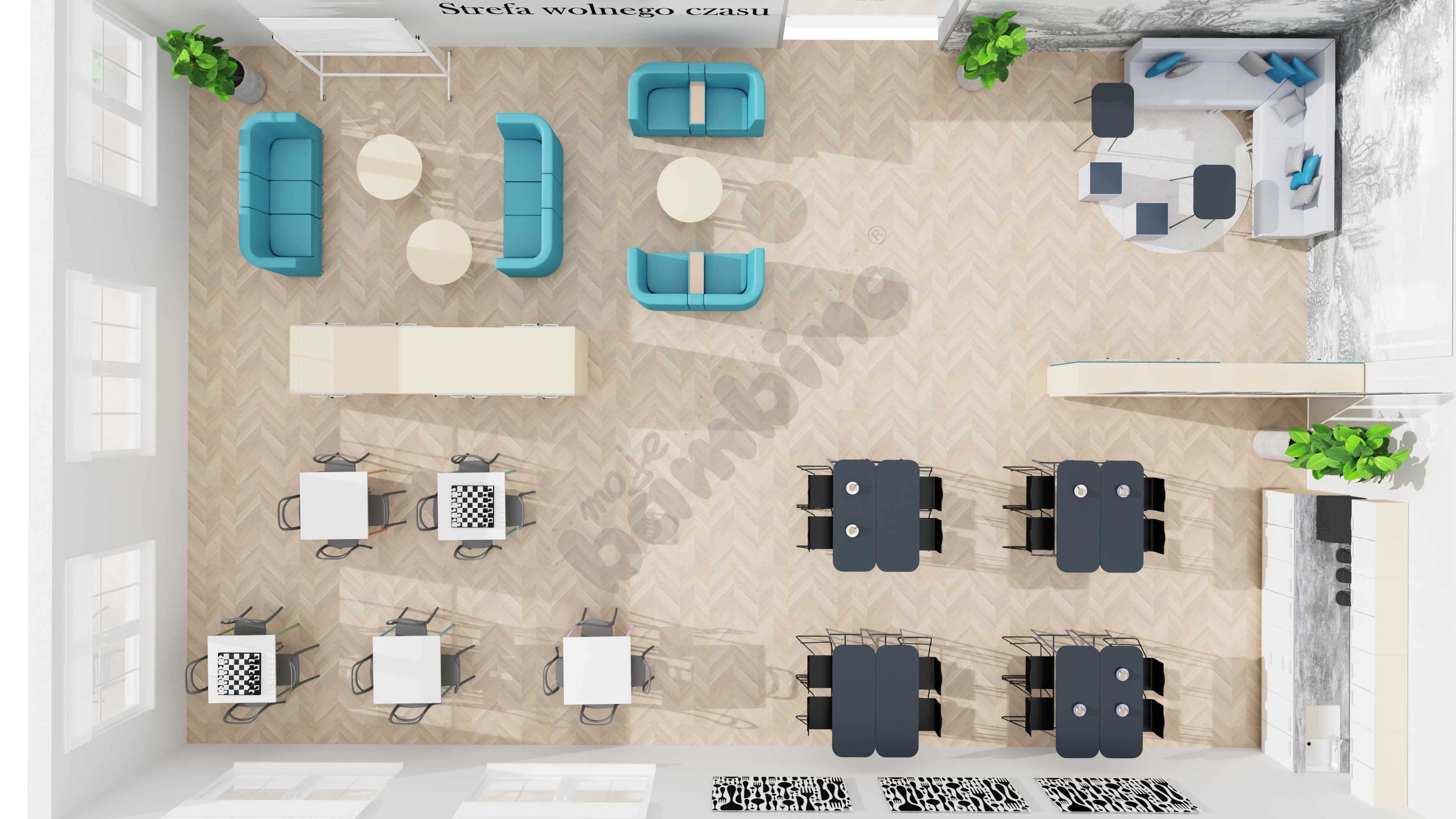 Sala relaksacyjna i wolnego czasu