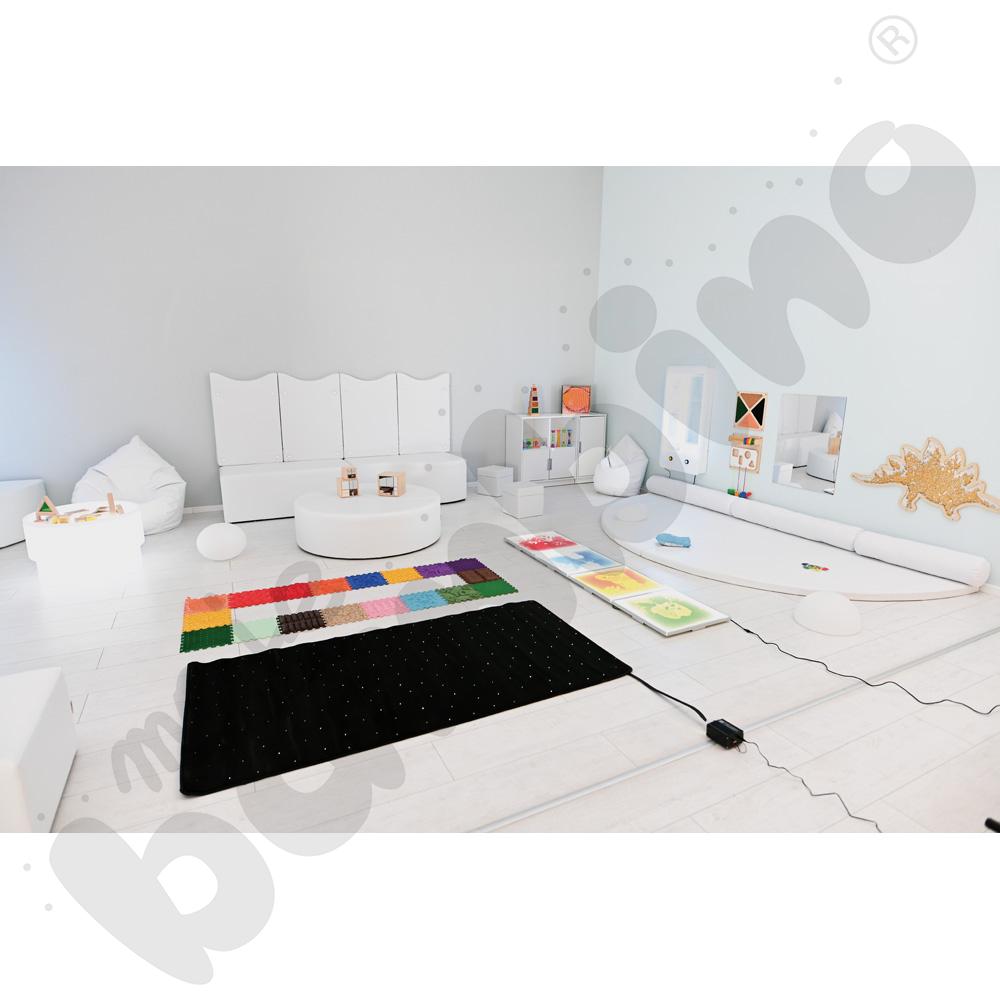 Podświetlany panel podłogowy, niebieski