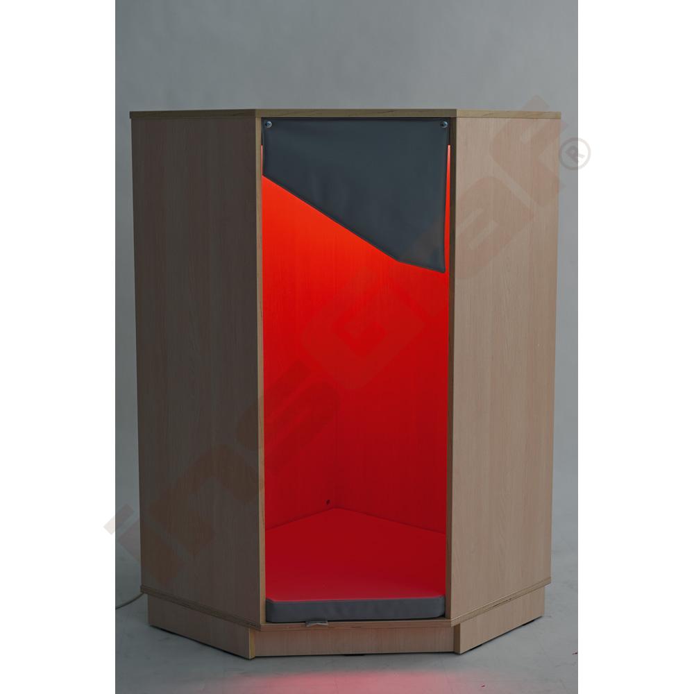 Quadro - odpočinkový koutek rohový, javorovo-šedý