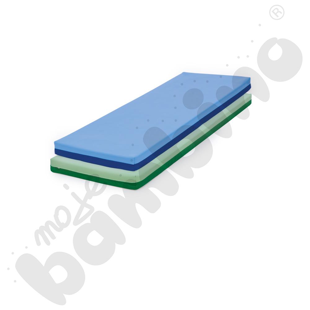 Materac żłobkowy dwustronny - odcienie zielonego