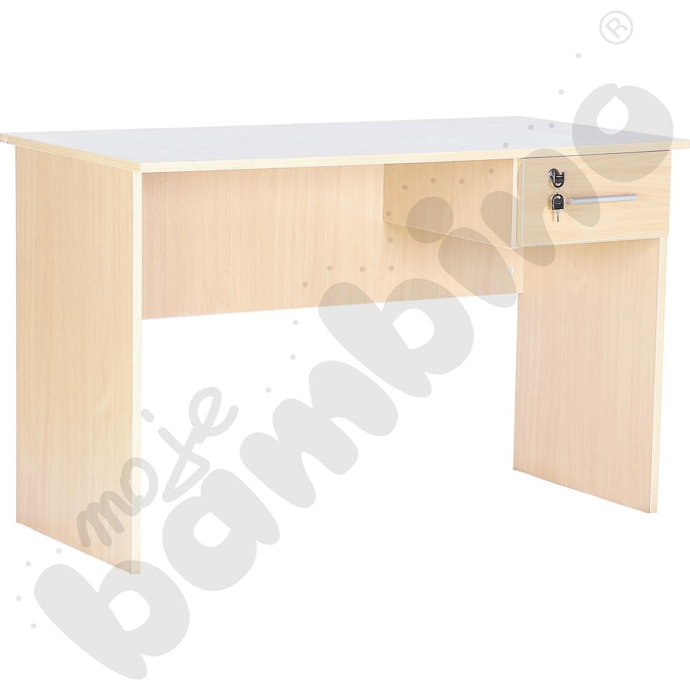 Biurko Vigo z 1 szufladą klon 375