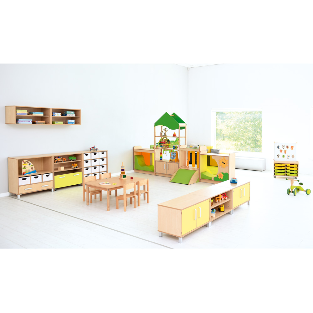 Stolička Tender veľ. 1, výška 26 cm - k stolom 46 cm - plastové koncovky