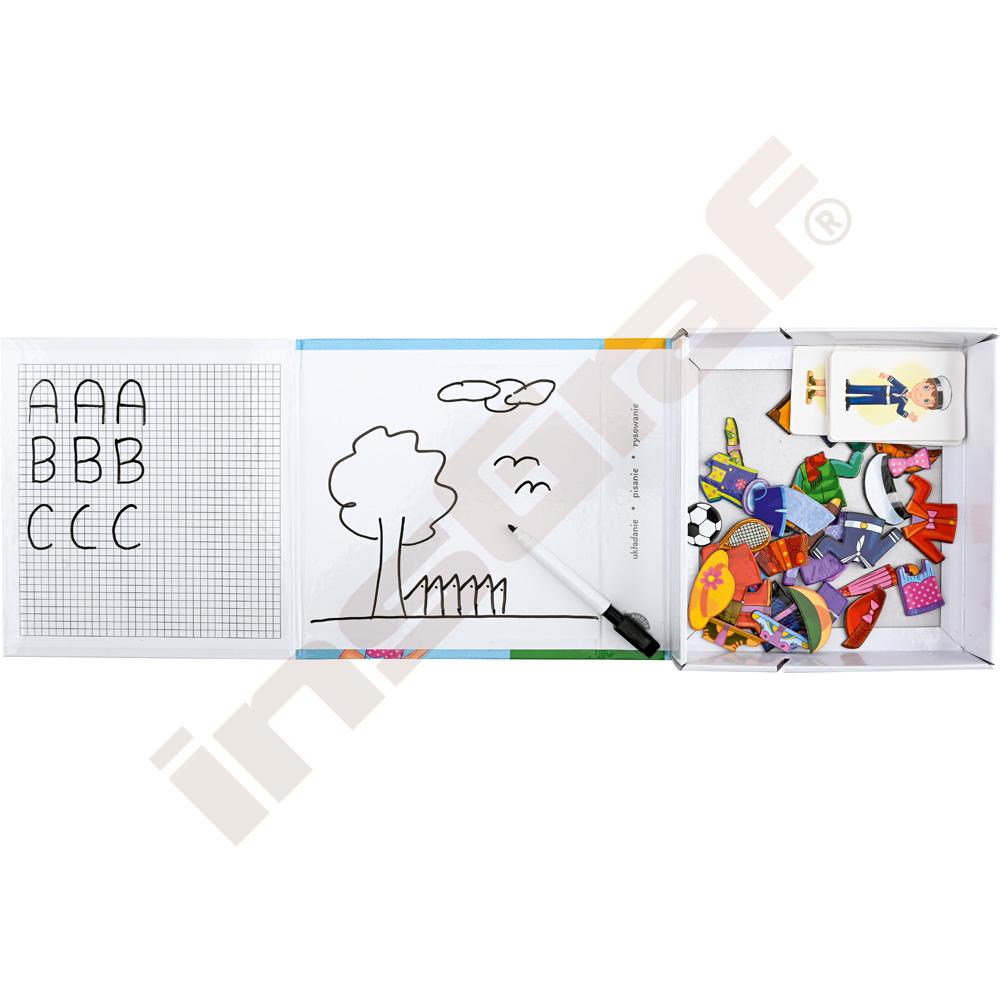Magnetické puzzle - oblečenie
