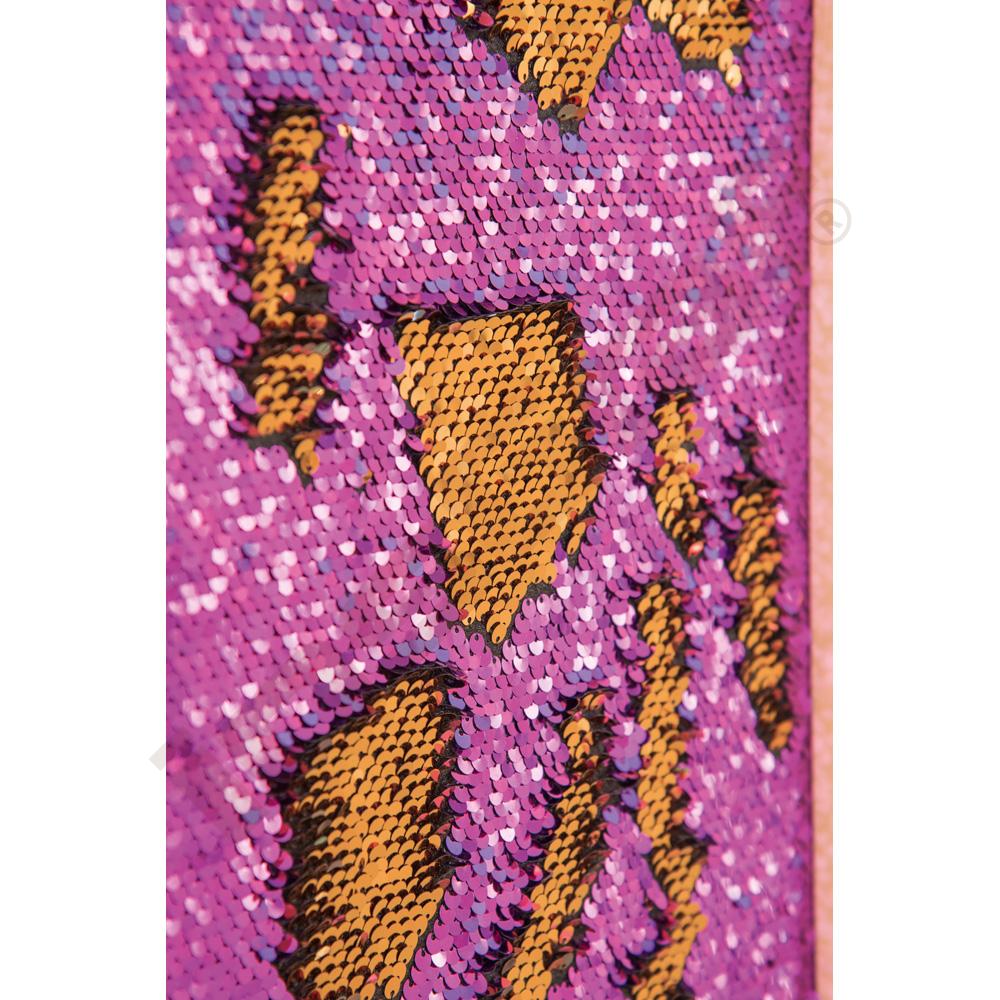 
Tafel mit Streichpailletten, violett
