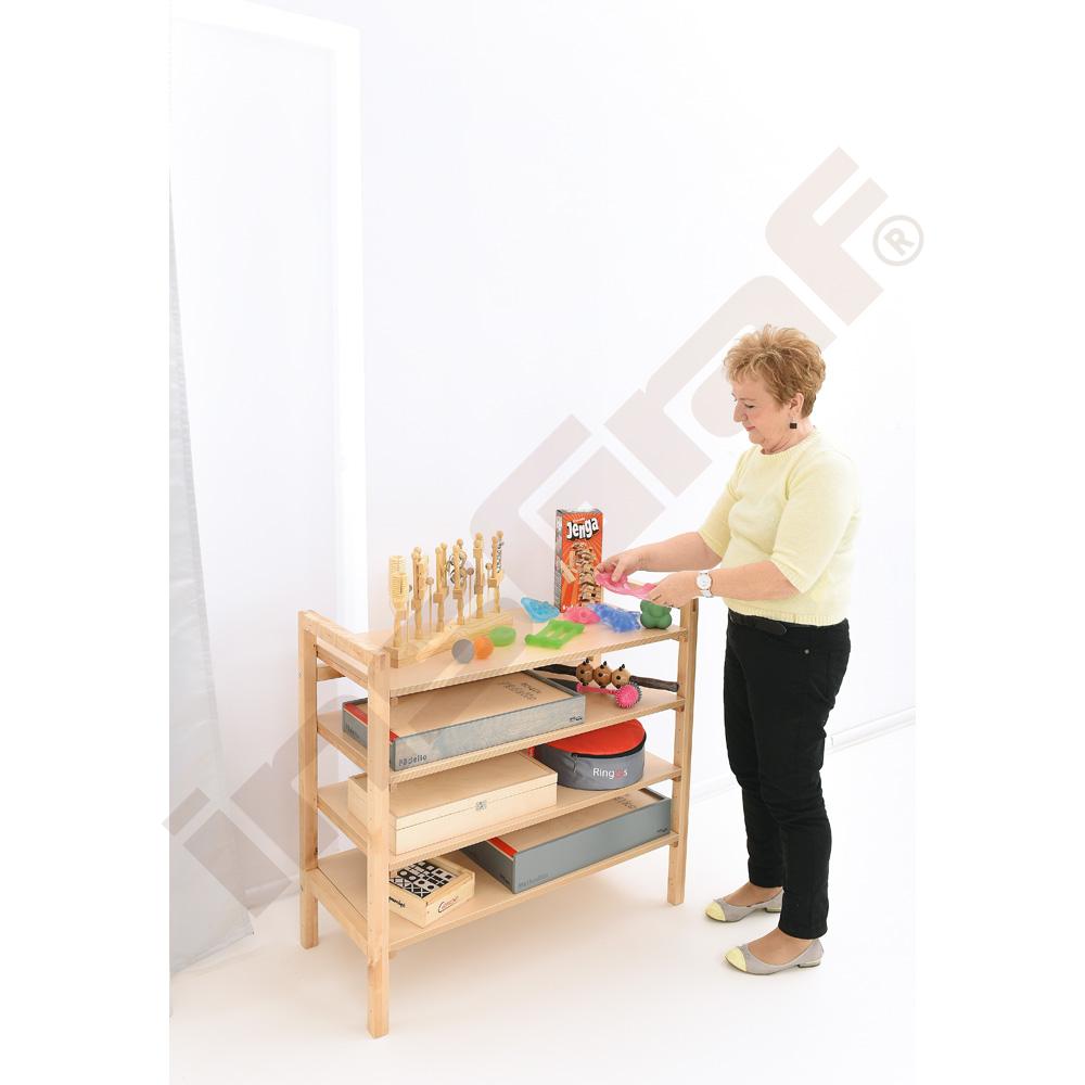 Regál Flexi na edukační pomůcky