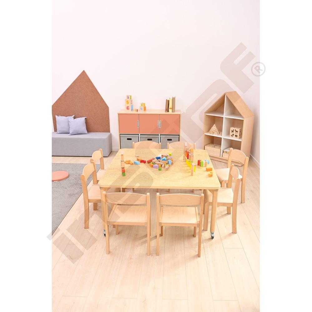 Židlička Filípek vel. 3 - výška 35 cm - ke stolům 59 cm - přírodní 