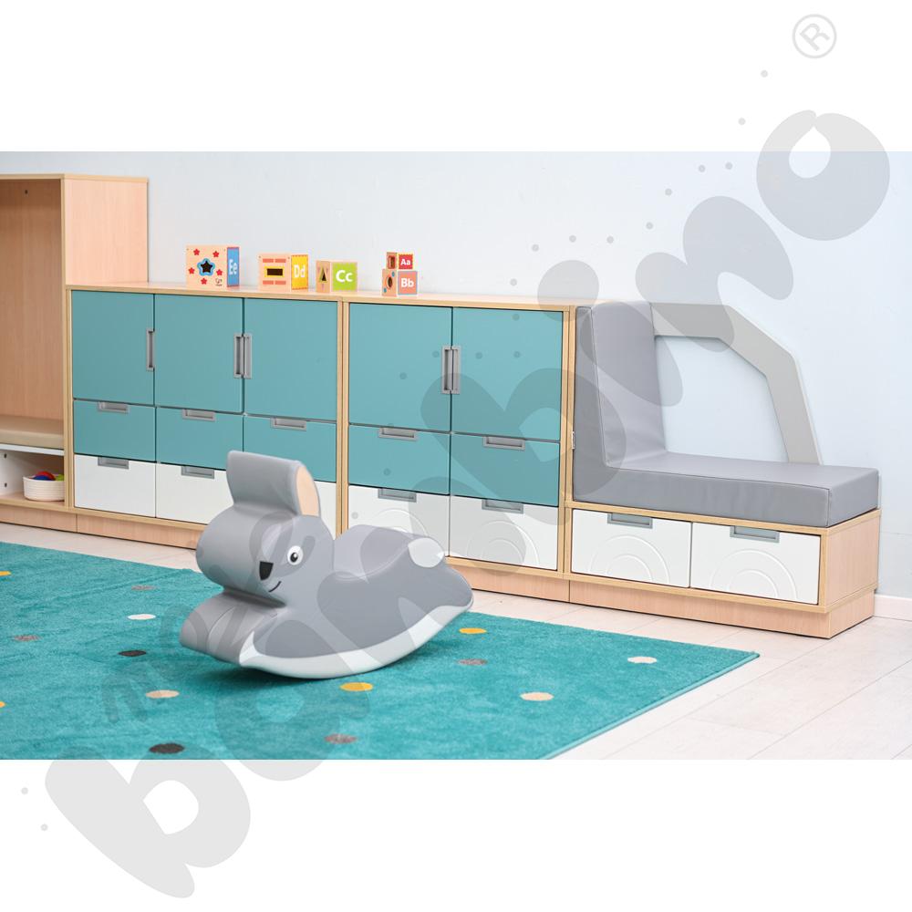 Quadro - zestaw szafek Auto, 90 st., skrzynia klon jasny