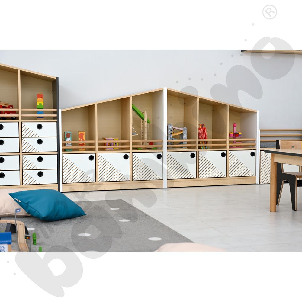 Szafka niska FLO lewa biała