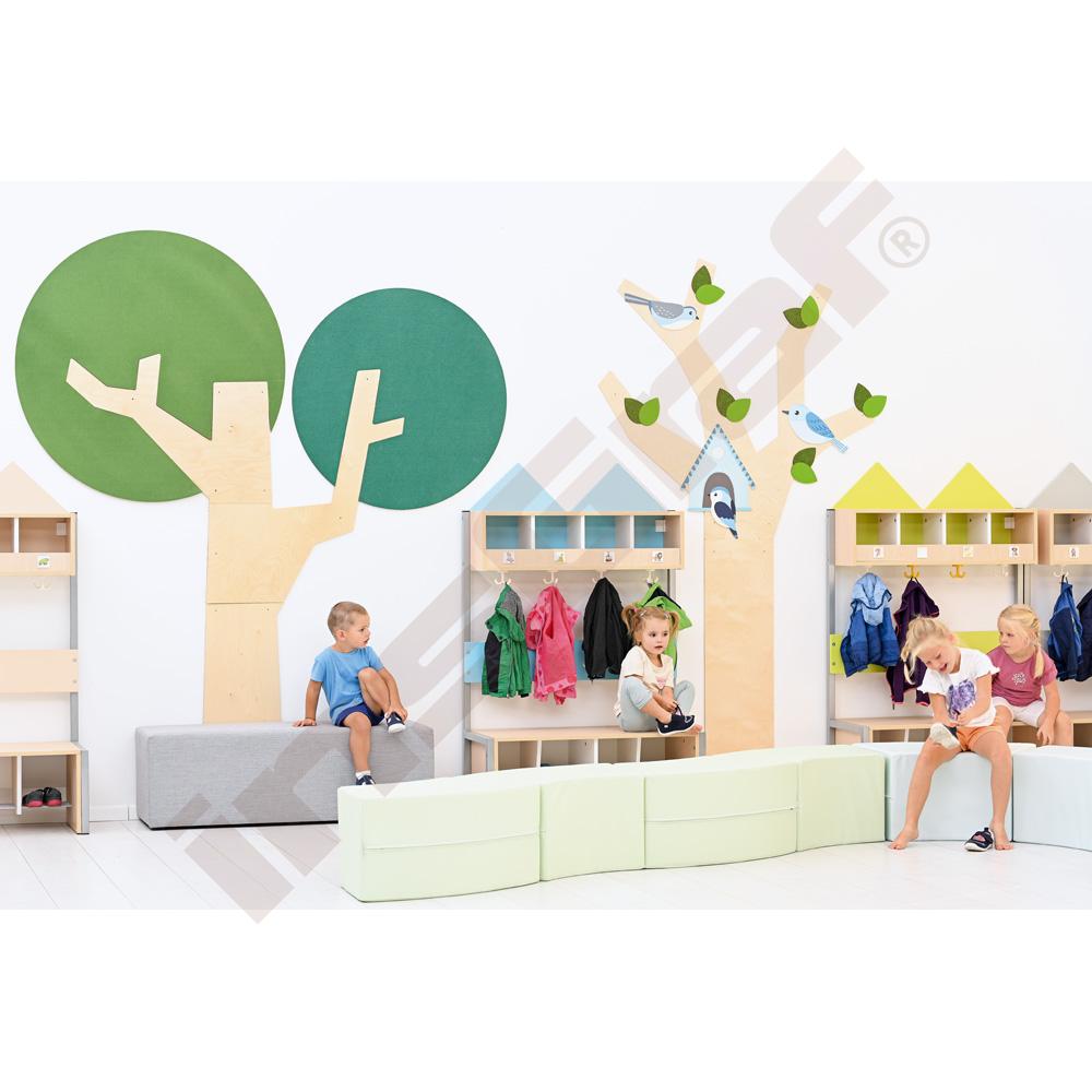 Nástenný panel - strom s okrúhlou korunou
