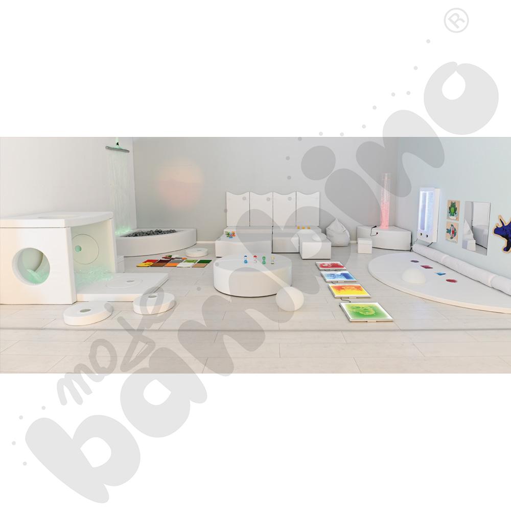 Podświetlany panel podłogowy, niebieski