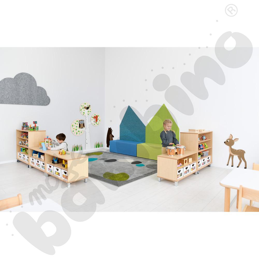 Szafka Flexi M z 1 półką na nóżkach