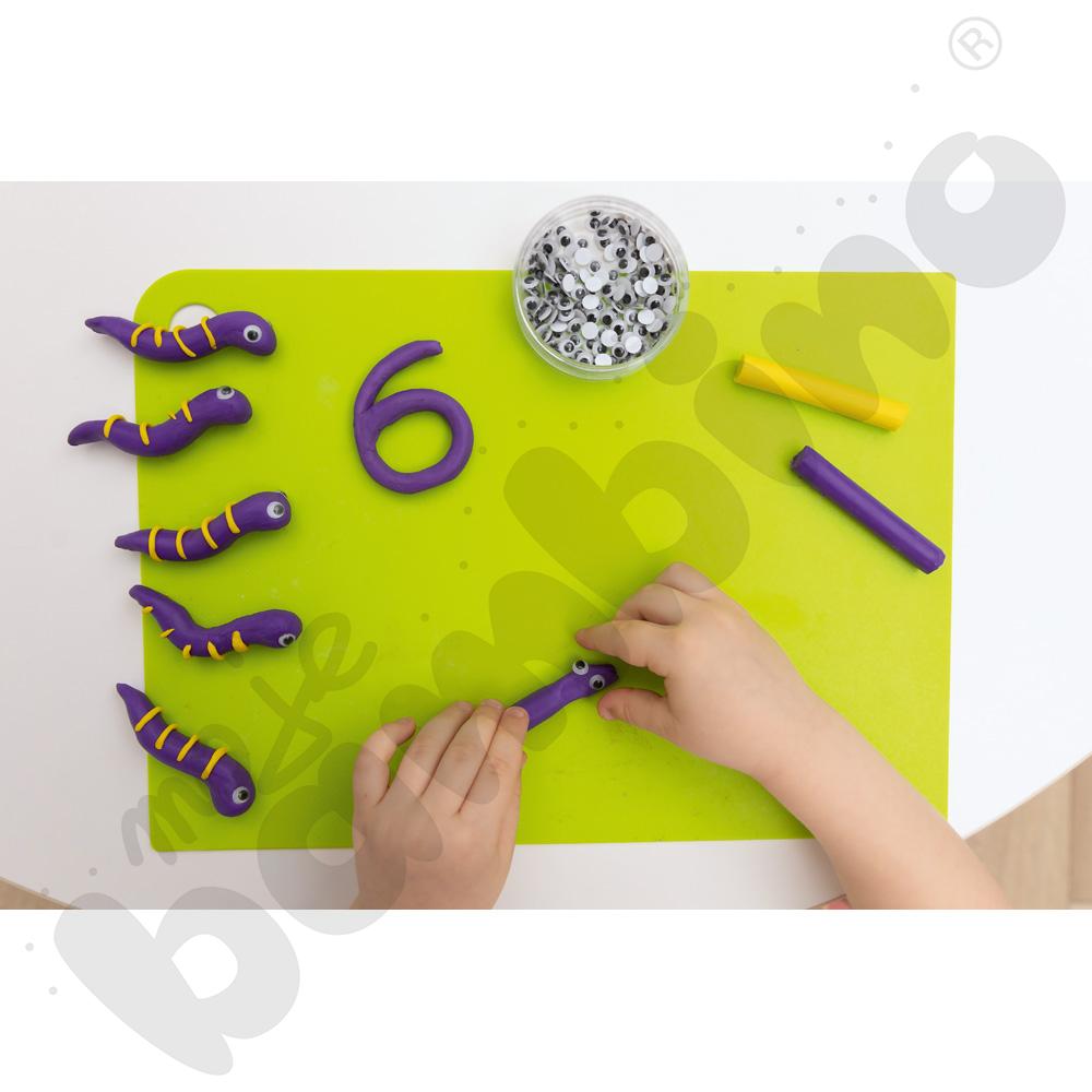 Ruchome oczka do nalepiania - zestaw czarno-biały