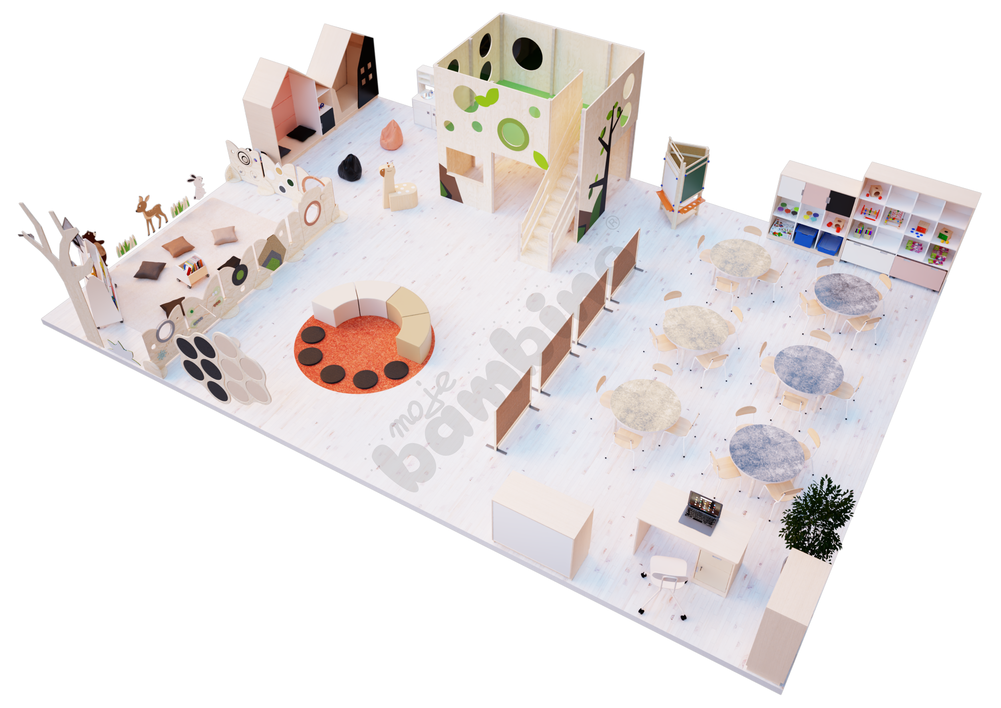 Sala przedszkolna Quadro z kącikiem Flora  1