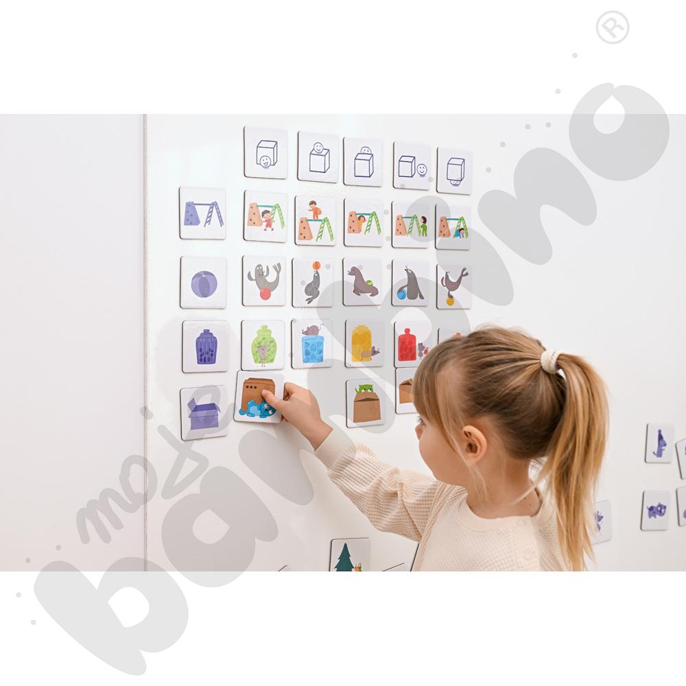 Tafelki magnetyczne – orientacja przestrzenna