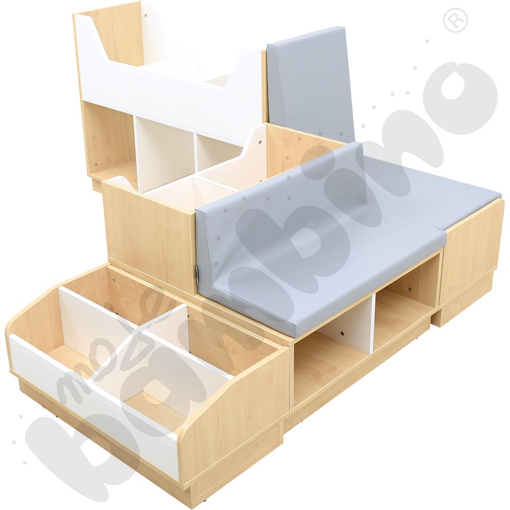 Quadro - zestaw 9, skrzynia klon jasny