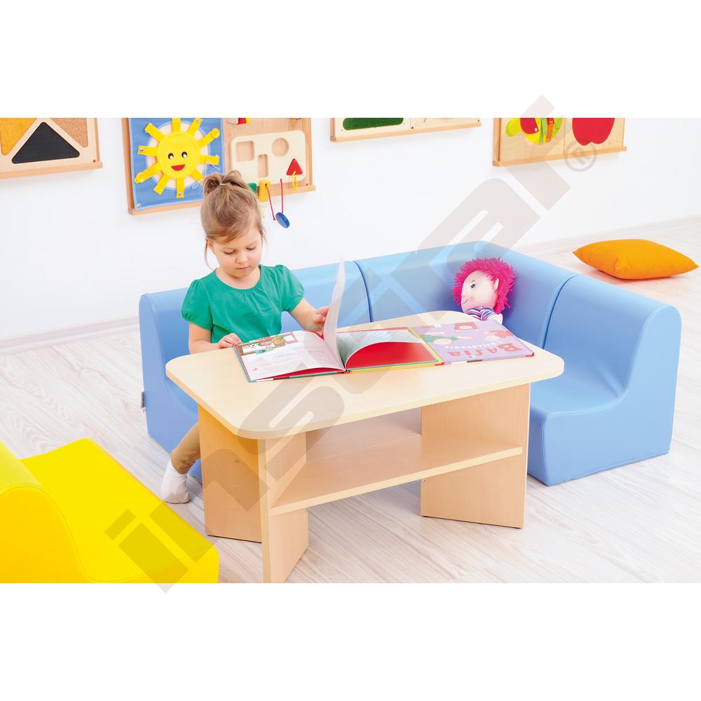 Klassik Sitzbank, SH 20 cm, hellblau