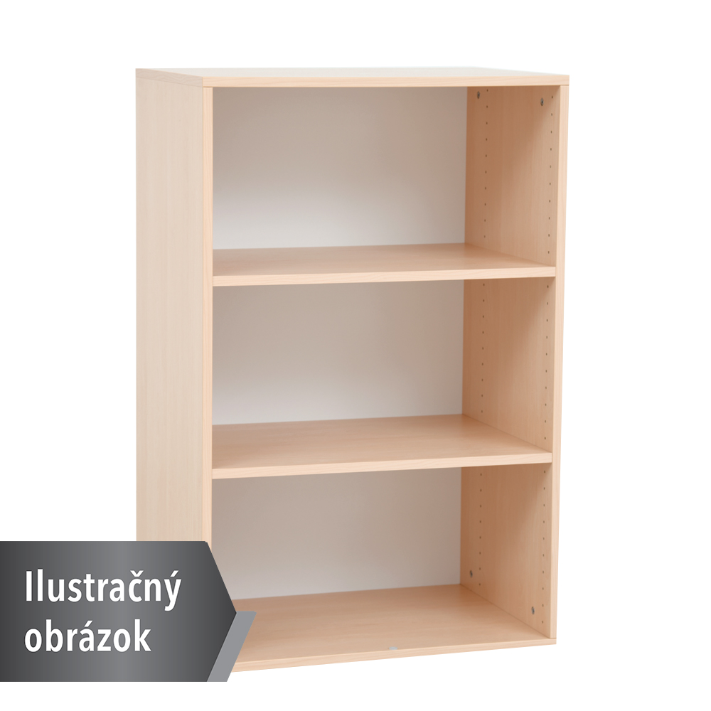 Nadstavec Grande L ku skrinke na plastové úložné boxy, šírka 70,2 - biely 