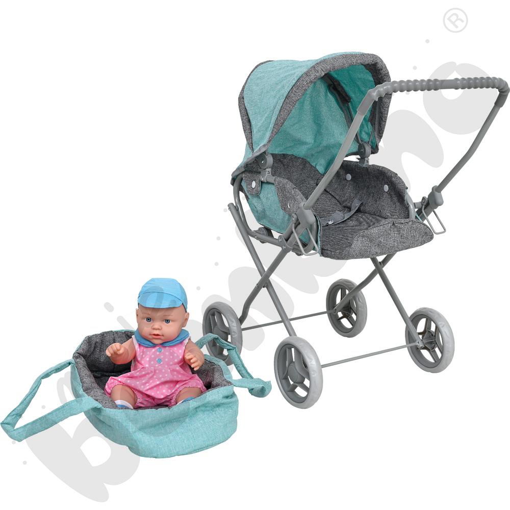 Wózek z lalką - zestaw Dorotki