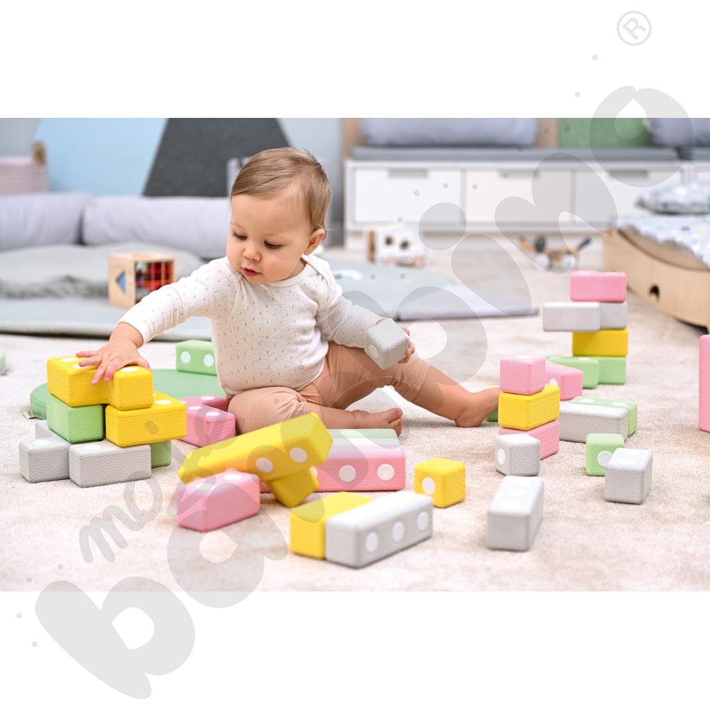 Klocki magnetyczne Tuki mini, 48 elem.