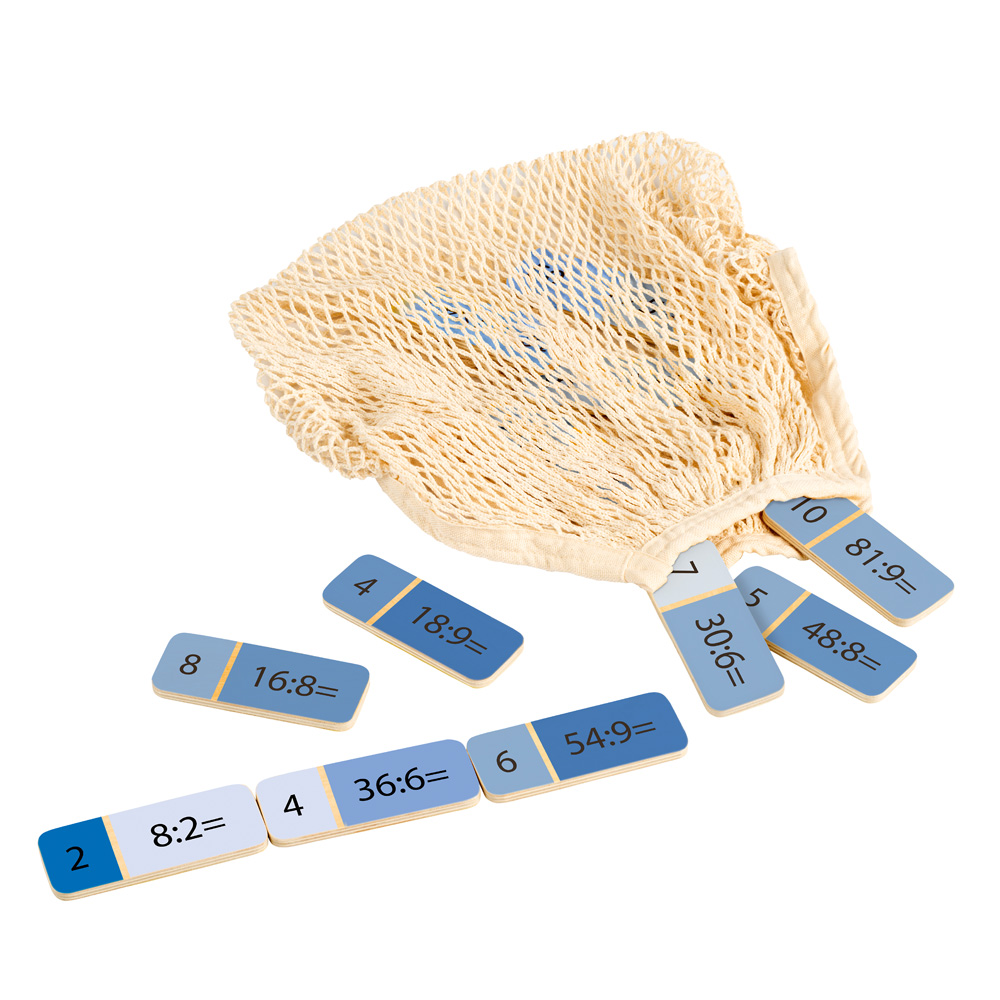 Matematické domino - delenie