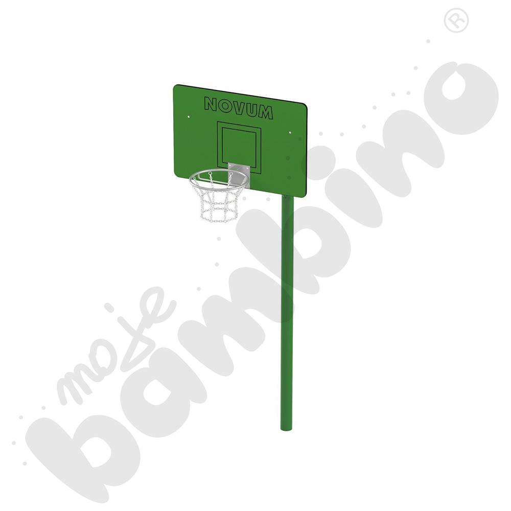 Słup z koszem do koszykówki