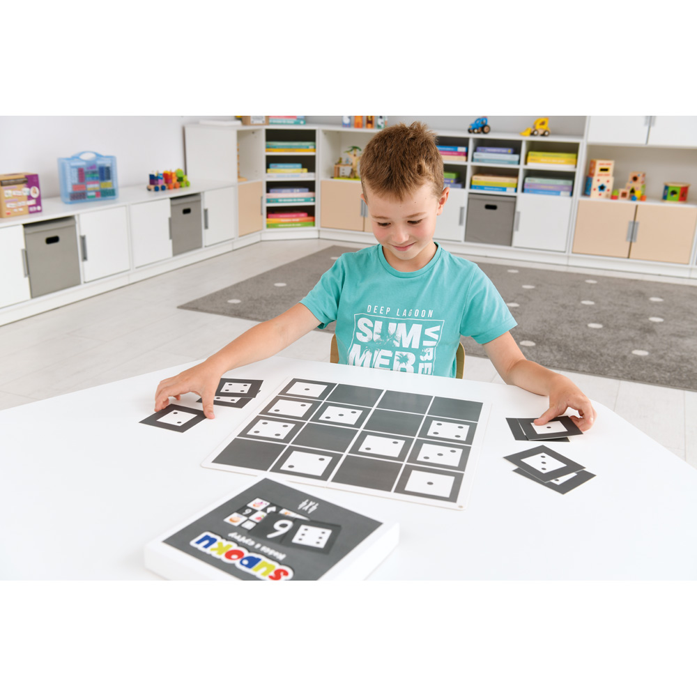 Obojstranné sudoku 4 x 4 - bodky a čísla