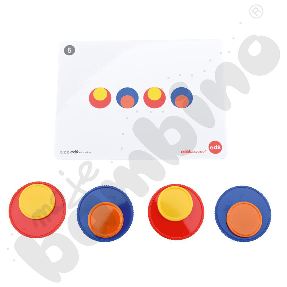 Żetony z kartami zadań