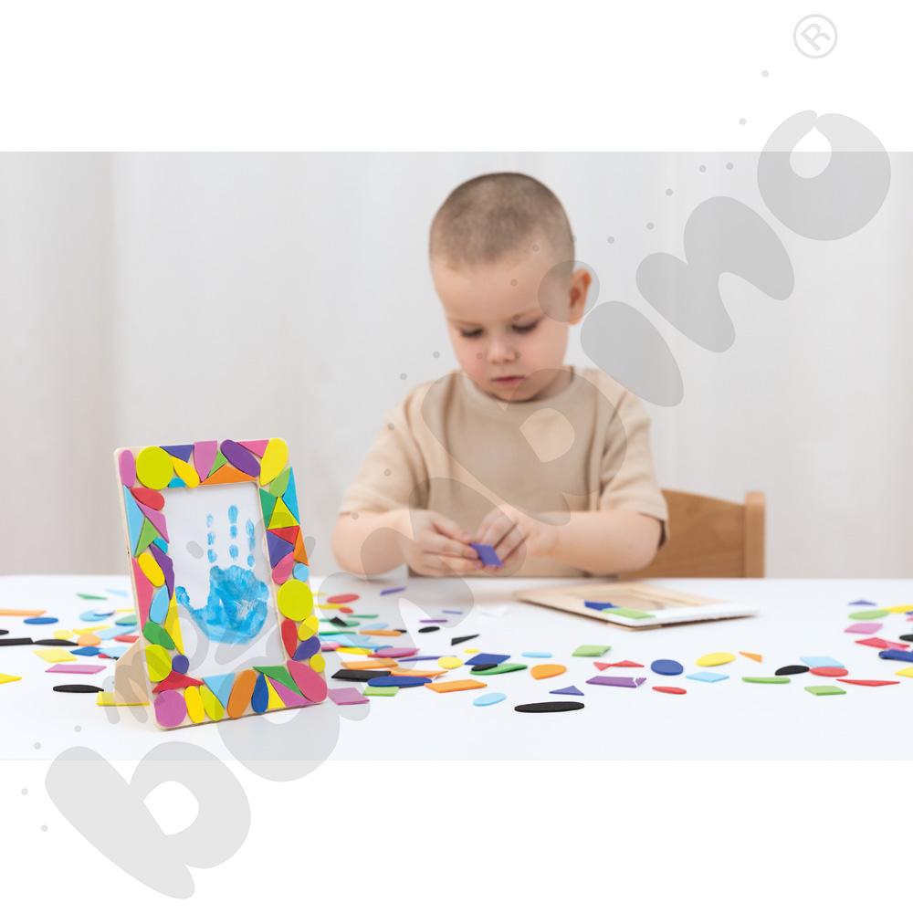 Drewniane ramki do ozdabiania, 12 szt.