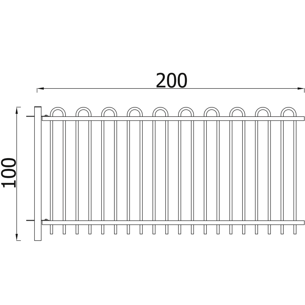 Kovový plot