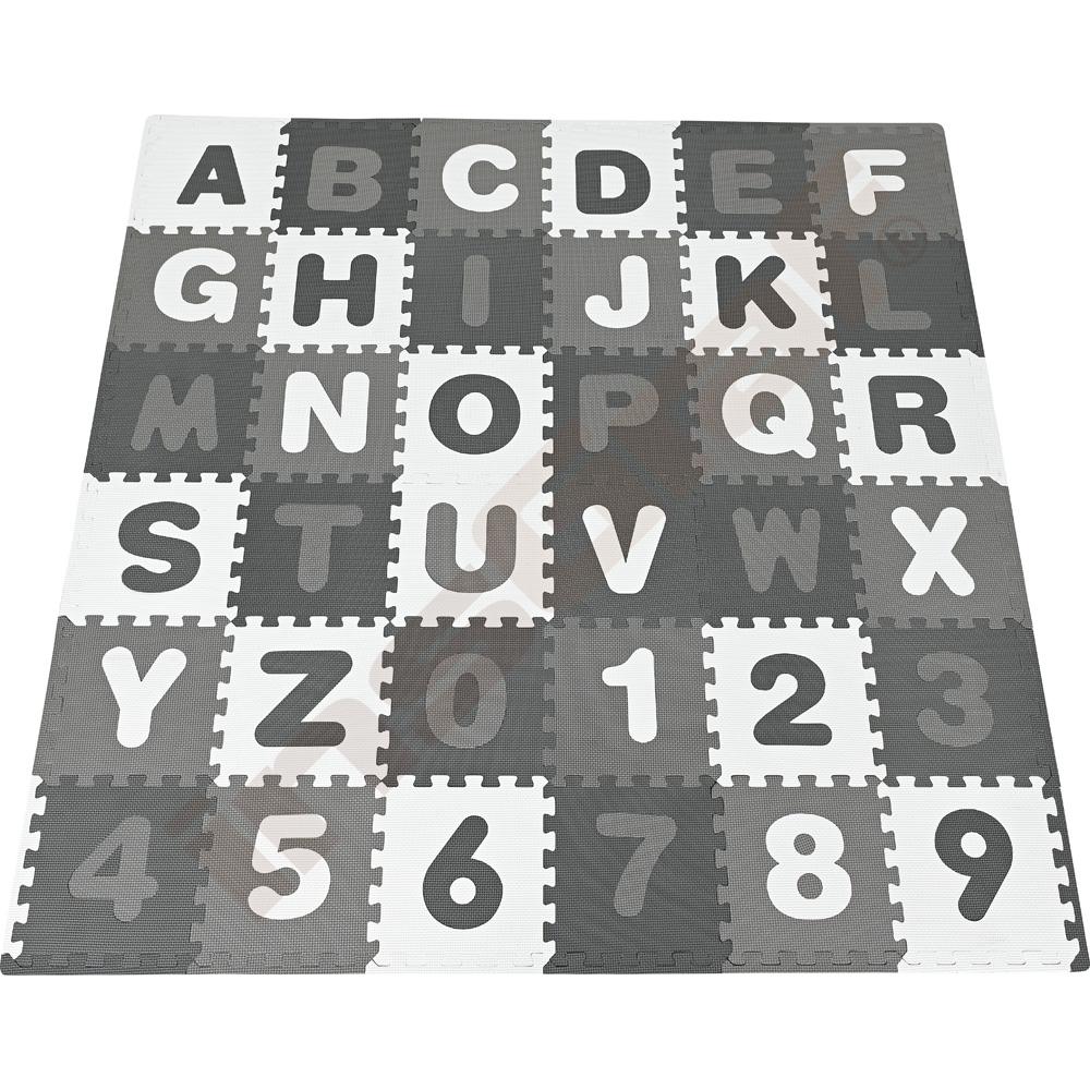 Podložka-puzzle - písmena a čísla 