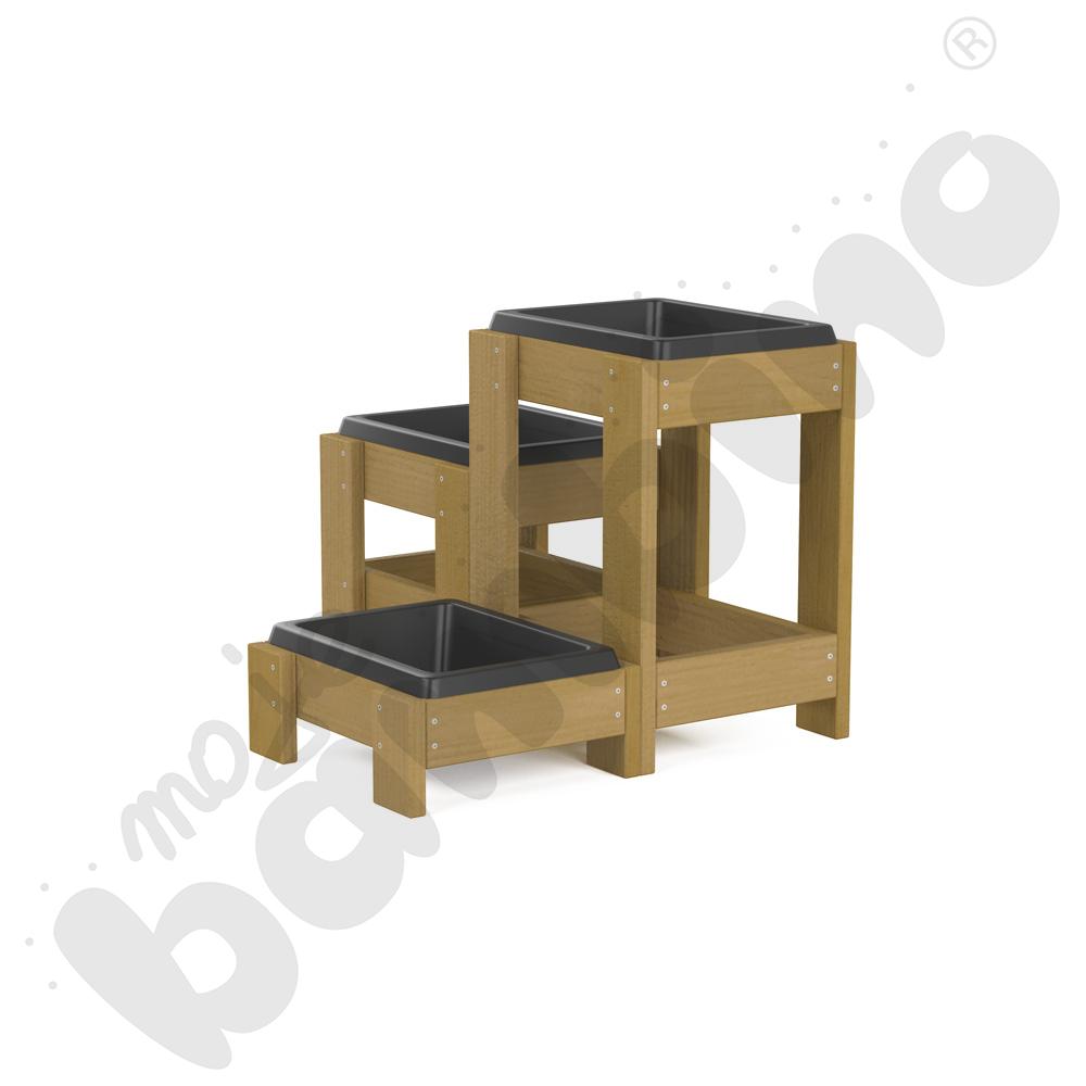 Donica Terra z pojemnikiem, niska