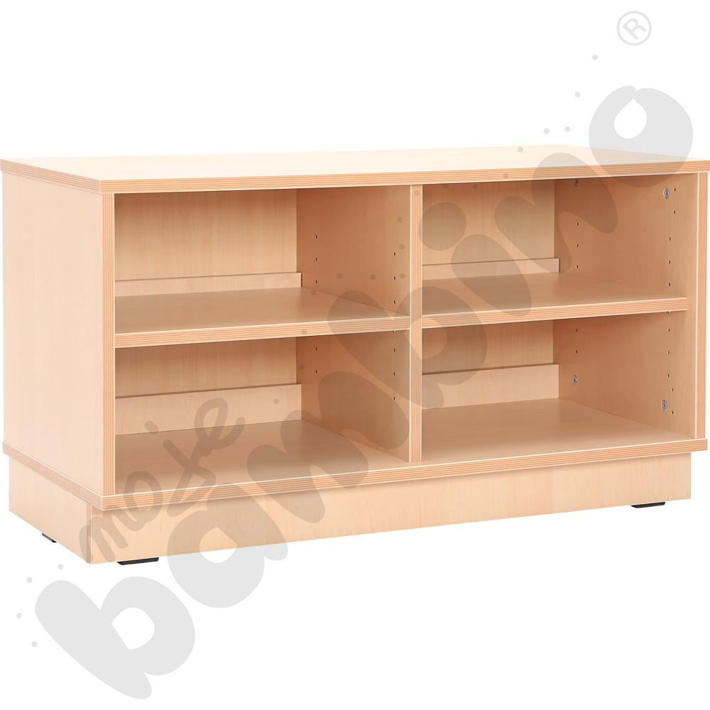 Szafka Flexi-TJ M z przegrodą, klon jasny