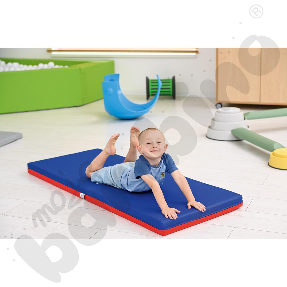 Materac czerwono-granatowy dł.150