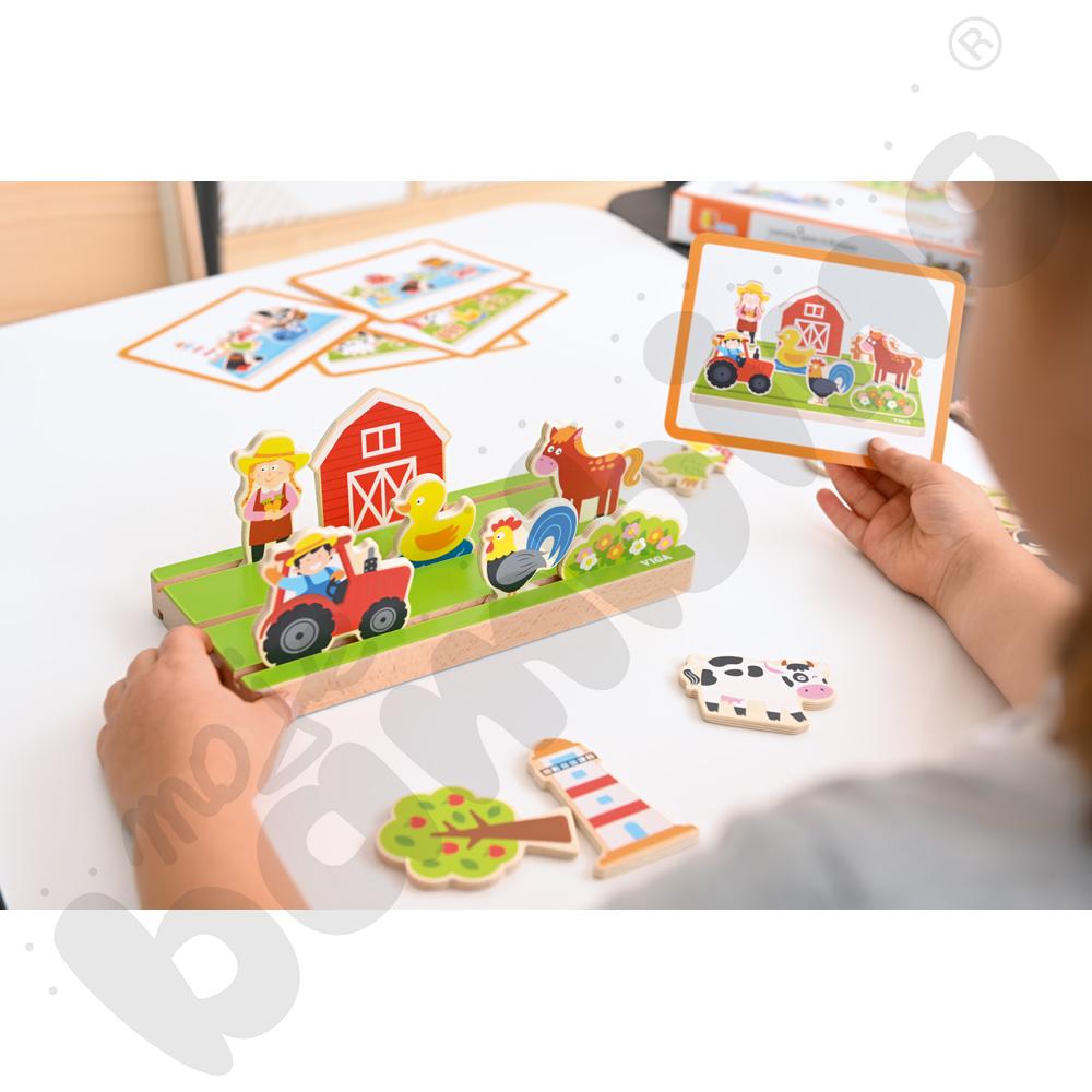 Układanka przestrzenna - farma/morze