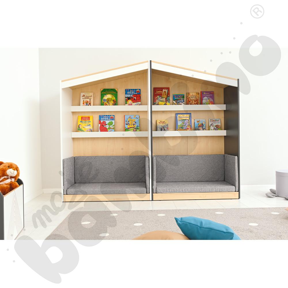 Biblioteczka FLO prawa biała