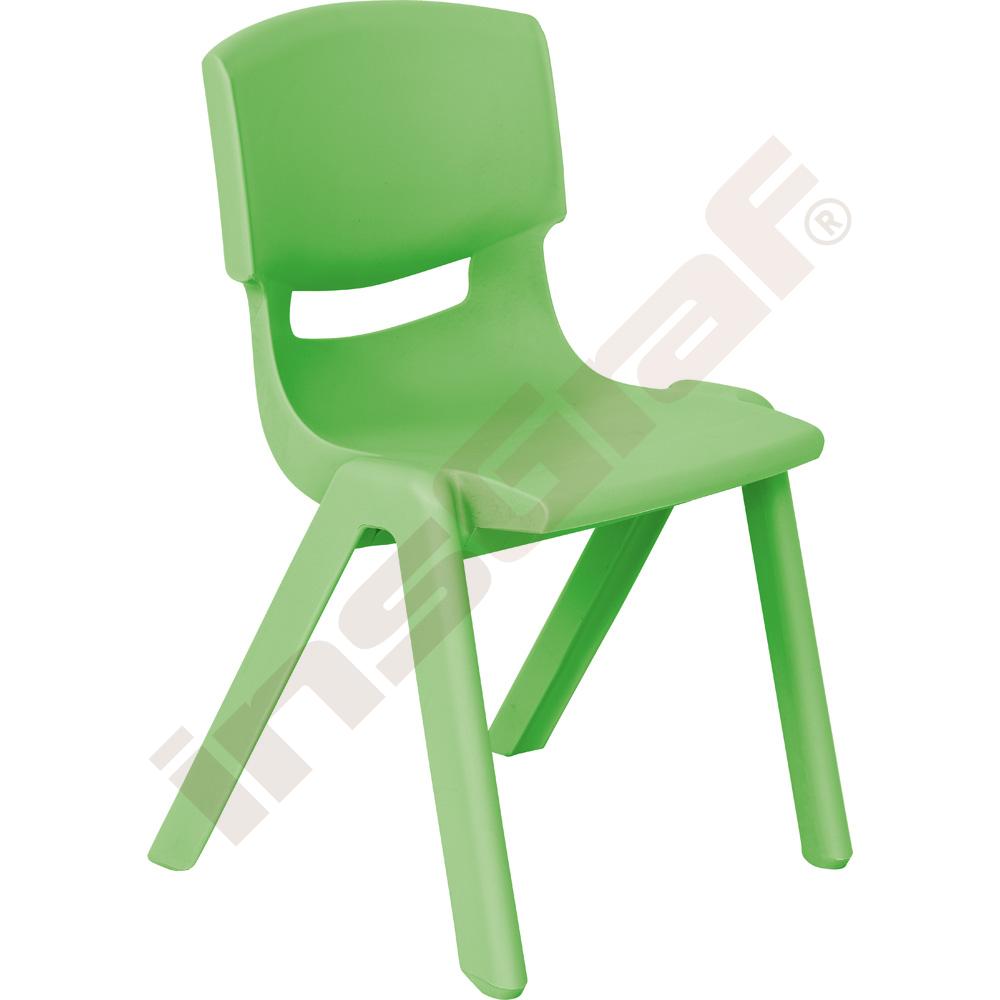 Židle Dumi, vel. 2 - výška 31 cm - ke stolům 53 cm - zelená 