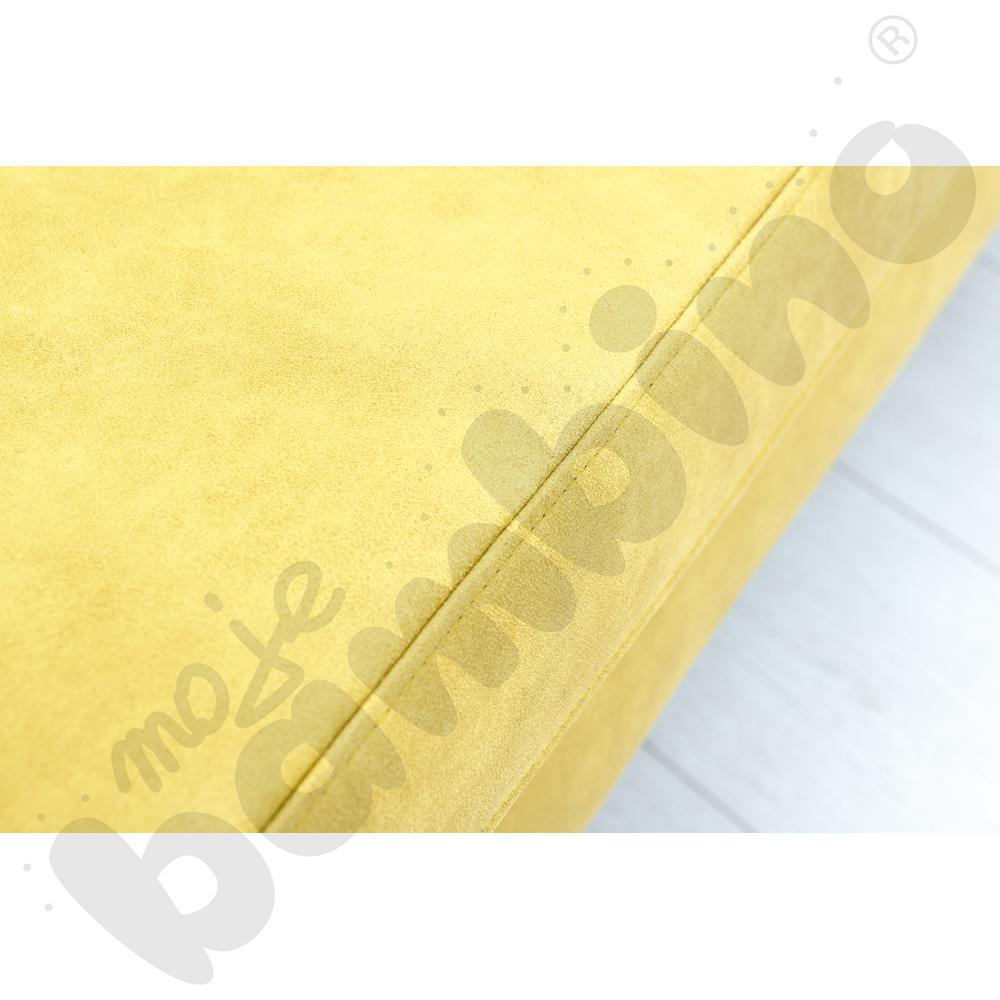 Pufa Miami zielonomusztardowa