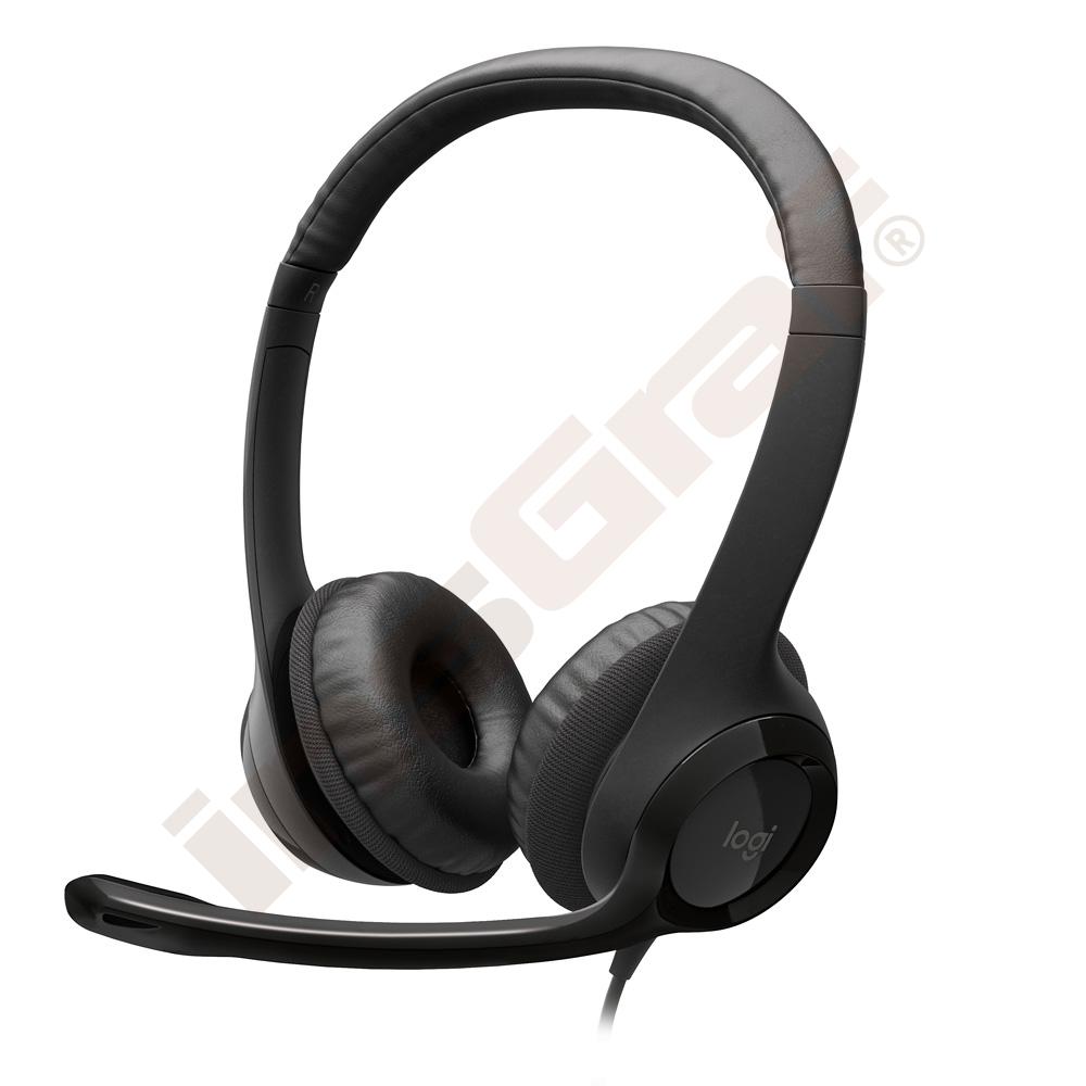 Sluchátka Logitech H390 černé
